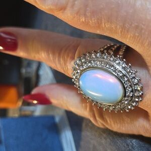 10ct Genuine Ethiopian Opal in a ring